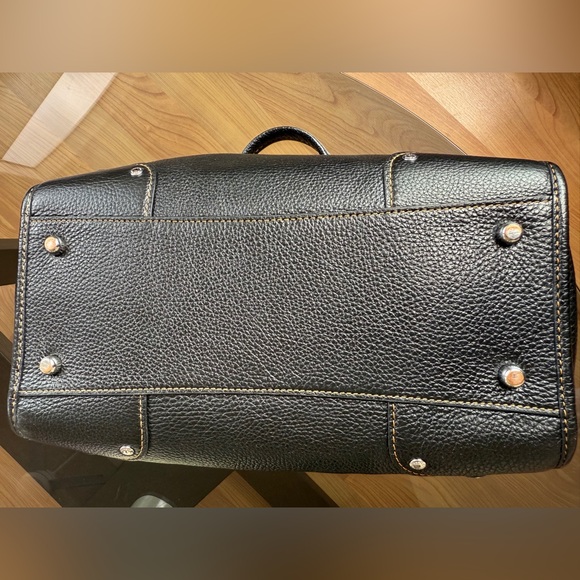 Coach Millie Black Leather Satchel - Picture 11 of 12